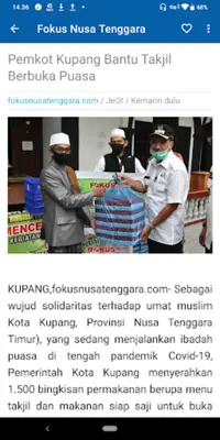 Koran Nusa Tenggara Timur android App screenshot 1